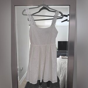NWT Lulu’s White Sundress with Lace Straps